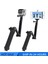 Mavi 3 Yollu Kavrama Su Geçirmez Monopod Selfie Sopa Tripod Standı Gopro Hero 11 10 9 8 7 Yi 4K Sjcam Eken Djı Osmo Go Pro Aksesuarları (Yurt Dışından) 2