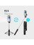 Siyah Cep Telefonu Selfie Çubuğu Tripod Bluetooth Uzaktan Kablosuz Selfi Çubuk Telefon Tutucu iPhone Huawei Için Güzellik Dolgu Işığı ile Standı (Yurt Dışından) 4