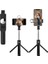 Siyah Yenı Selfie Sopa Bluetooth Uyumlu Dolgu Işık Halkası Tripod Katlanabilir Monopodlar Evrensel Cep Telefonu Braketi El Gimbal (Yurt Dışından) 1