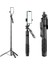 Siyah Canlı Bluetooth Özçekim Çubuğu Tripod Standı Katlanabilir Monopod Gopro Aksiyon Kameraları Akıllı Telefonlar Için 1/4 Vida ile Denge Sabit (Yurt Dışından) 1