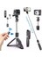 Beyaz 100 cm Ayarlanabilir Kablosuz Bluetooth Özçekim Çubuğu Katlanabilir Mini Tripod Telefon Ios ve Bluetooth Uzaktan Kumanda ile Kendinden Yapışkanlı (Yurt Dışından) 2