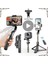 Stil A Beyaz LED Gimbal Sabitleyici iPhone Android Cep Cep Telefonu Cep Telefonu Akıllı Telefon Eylem Kamera Kolu Kavrama Selfie Çubuğu Video Tripod (Yurt Dışından) 2
