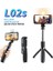 Siyah Taşınabilir Selfie Sopa Tripod Cep Telefonu Kamera Için El Monopod Braketi Dolgu Işığı ile Akıllı Telefon Gopro 8 7 Kamera (Yurt Dışından) 1