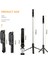 X-09 Katlanabilir Kablosuz Bluetooth Selfie Sopa Uzaktan Kumanda ile Canlı Fotoğraf Tutucu Tripod Eylem Kamera iPhone Ios Android (Yurt Dışından) 3