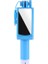 Mavi Kablolu Mini Özçekim Çubuğu Katlanabilir Tripod Monopod Ayna Özçekim Çubuğu El Ios Android Için 3.5mm Ses Hattı Kontrolü (Yurt Dışından) 1