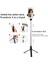 Beyaz Işık Yok Cep Telefonu Standı Tutucu Selfie Sopa iPhone Android Için Tripod ile Kutup Akıllı Telefon Bluetooth Düğmesi Monopod LED Işık Kavrama (Yurt Dışından) 4
