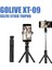 Pembe Xt-09 Akıllı Telefon Selfie Çubuğu Bluetooth Uyumlu Kontrol Ayarlanabilir Yükseklik Selfie Çubuğu Android Için Tripod ile (Yurt Dışından) 2