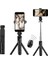 Beyaz Selfie Çubuğu Telefon 3'ü 1 Arada Tripod Uzatılabilir Monopod, Akıllı Telefon Için Bluetooth Uyumlu Uzaktan Kumandalı Selfie Çubuğu (Yurt Dışından) 3