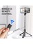 Siyah Roreta 2023 Yenı Katlanabilir Kablosuz Bluetooth Selfie Sopa Monopod Bluetooth Deklanşör ile Alüminyum Alaşım Tripod iphone Huawei Için (Yurt Dışından) 3