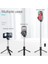 Siyah Cep Telefonu Selfie Çubuğu Güzellik Dolgu Işığı Tripod iphone 8 11 12 Pro Bluetooth Selfie Çubuğu Xiaomi Huawei Telefon Standı (Yurt Dışından) 4