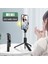 Beyaz Işıklı Cool Dıer 2022 Kablosuz Bluetooth Selfie Çubuğu Katlanabilir Mini Tripod, Akıllı Telefon Için Dolgu Işığı ile Bluetooth Deklanşör (Yurt Dışından) 2