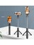 iPhone 12 Samsung Xiaomi Huawei Monopod Selfie Deklanşörü Için Siyah Evrensel Bluetooth Selfie Çubuğu Tripod (Yurt Dışından) 2