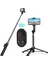 Siyah Telesın Bluetooth Selfie Çubuğu Gopro 10/9/max/ios/android W/uzaktan Kumanda Katlanabilir Tripod Manyetik Emme ile (Yurt Dışından) 3