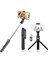 Beyaz 3in1 Mini Bluetooth 4.0 Selfie Sopa Uzatılabilir El Monopod Katlanabilir Tripod Deklanşör Uzaktan Kumanda ile iphone Xiaomi (Yurt Dışından) 2