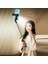 Işıklı Siyah 2022 Yeni Bluetooth Kablosuz Selfie Çubuğu Mini Tripod Ios Android Telefon Için Dolgu Işığı ile Uzatılabilir Monopod Uzaktan Deklanşör (Yurt Dışından) 3