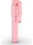 Pembe Kablosuz Selfie Sopa Katlanabilir Mini Tripod Deklanşör Uzaktan Uzatılabilir El Monopod Telefon Tutucu Ios Android Için (Yurt Dışından) 1