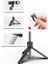 Siyah Selfie Çubuğu K10S Taşınabilir Monopod Tripod Blutooth Selfie Çubuğu Iso Android Telefon Için Uzaktan Kumanda (Yurt Dışından) 3