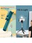 Siyah Uzatılmış Selfie Çubuğu Tripod Mobil Tutucu Bluetooth Uzaktan Kumanda Doldurma Işığı ile Kablosuz Katlanabilir Tripod Deklanşör (Yurt Dışından) 4