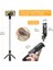Siyah Taşınabilir Uzatılabilir Selfie Çubuk Tripod Uzaktan Deklanşör ile iPhone 13 12 Android Cep Telefonu Tripod Seyahat Partisi Için Standı (Yurt Dışından) 4