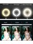 Stil A Selfie Sopa ile Halka Işık LED Tripod iPhone Android Cep Telefonu Standı Tutucu Kutup Akıllı Telefon Bluetooth Monopod Hücresel (Yurt Dışından) 3
