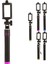 Gül Kırmızı Kablosuz Bluetooth Selfie Çubuk Tripod iPhone Huawei Samsung Android Mobil Monopod Selfie Çubuk Deklanşör Için Uzaktan Kumanda ile (Yurt Dışından) 2