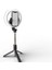Siyah Bluetooth Selfie Çubukları LED Halka Işık Katlanabilir Tripod Standı 6 Inç Selfie Çubukları Video Canlı Makyaj Fotoğrafçılığı Işık Kablosuz (Yurt Dışından) 4