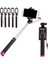 Mavi Kablosuz Bluetooth Özçekim Çubuğu Tripod iPhone Huawei Samsung Android Mobil Monopod Özçekim Çubuğu Deklanşör Için Uzaktan Kumanda ile (Yurt Dışından) 5