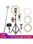 6 Inç2 Kısılabilir LED Selfie Halka Dolgu Işığı Telefon Kamera LED Halka Lamba Makyaj Video Canlı Aro De Luz Para Hacer Tik Tok Için Tripod ile (Yurt Dışından) 2