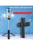 Siyah Telefon Selfie Çubuğu Mini Tripod Bluetooth Uyumlu Deklanşör Akıllı Telefon Standı Dolgu Işığı Katlanabilir Kablosuz Uzaktan 360 Döndürme (Yurt Dışından) 2