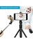 Siyah XT10 Selfie Sopa Uzaktan Kumanda Teleskopik Çubuk Masaüstü Canlı Braketi Cep Telefonu Tripod Selfie Sopa iPhone 11/12/13 (Yurt Dışından) 2