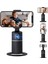 Gri Akıllı Selfie Çubuğu 360° Otomatik Yüz Takip Gimbal Tiktok Fotoğraf Video Için Canlı Kayıt Rotasyon Stabilize Tripod Telefon Tutucu (Yurt Dışından) 3