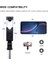 K07 Siyah Ruzsj K07 Kablosuz Bluetooth Selfie Çubuğu Katlanabilir Mini Tripod iPhone Ios Android Için Uzaktan Kumanda ile Genişletilebilir Monopod (Yurt Dışından) 5