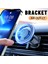 Siyah Hava Firar B Lüks Metal Manyetik Araç Telefonu Tutucu iPhone 12 13 14 Pro Max Magsafe Kılıfı 360 Rotasyon Telefon Montaj Desteği Samsung Mi Için (Yurt Dışından) 4