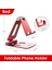 Kırmızı Lıcheers Telefon Tutucu Standı iPhone 13PRO Xiaomi Mi 9 Metal Telefon Tutucu Katlanabilir Cep Telefonu Standı Masası iPhone 12 11 Xs (Yurt Dışından) 1