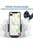 Siyah Araba Hava Firar Telefon Montaj Araç Telefonu Tutucu iPhone 12 Pro 11 Xs Xr Samsung Evrensel Araç Cep Telefonu Standı Montaj Gps Desteği (Yurt Dışından) 2