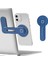 Gümüş Manyetik Telefon Tutucu iPhone 12 Pro Magsafe Metal Dizüstü Telefon Standı Xiaomi Tutucu Yan Montaj Tablet iMac Braketi (Yurt Dışından) 5