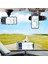 Siyah Yeni 1400° Araba Dashboard Snap-On Cep Telefonu Tutucu Araç Dikiz Aynası Desteği Güneşlik Navigasyon Mobil Halkalı Telefon Kılıfı Tutucu (Yurt Dışından) 3