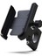 Siyah Gidon Motosiklet Bisiklet Telefon Tutucu Gps Braketi Cep Telefonu Standı Moto Dikiz Aynası Gidon Montaj Xiaomi Iphone Için Uyumlu (Yurt Dışından) 2