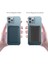 Mor 5 Adet Metal Etiket Halkası Magsafe Mıknatıs Kablosuz Şarj Iphone/samsung/xiaomi Evrensel Telefon Manyetik Araç Montaj Plakası (Yurt Dışından) 5