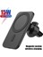 Turuncu 15W Qı Manyetik Araç Kablosuz Şarj Cihazı Hava Firar Standı Magsafe IPhone 13 12 11 Pro x Max Hızlı Şarj Mıknatıslı Montaj Otomatik Tutucu (Yurt Dışından) 2
