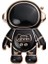 Siyah 3D Spaceman Telefon Tutucu Standı Stereo Astronot Galvanik Braketi Desteği iPhone Samsung Xiaomi Katlanabilir Kickstand (Yurt Dışından) 2