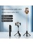 Siyah Işıklı Cep Telefonu Kablosuz Selfie Çubuğu Siyah Mikro Tripod Bluetooth Uyumlu Kontrol Evrensel Evrensel Selfie Telefon Tutucu Standı (Yurt Dışından) 4