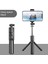 Siyah Işıklı Cep Telefonu Kablosuz Selfie Çubuğu Siyah Mikro Tripod Bluetooth Uyumlu Kontrol Evrensel Evrensel Selfie Telefon Tutucu Standı (Yurt Dışından) 5
