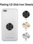 Gold-2pcs Kaplama Metal Plaka Araç Montajlı Telefon Tutucu Için Manyetik Araç Telefonu Tutucu Alüminyum Alaşımlı Etiket iPhone 12 Samsung Xiaomi Için (Yurt Dışından) 4