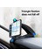 Siyah Araba Cep Telefonu Tutucu Evrensel Pano Gps Navigasyon Braketi Tutucu Telefon Standı Kolay Sabitleme Kıskacı Altında 6.5 Inç Telefon (Yurt Dışından) 5