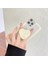 Kore 3D Cam Şeffaf Epoksi Kristal Top Kalp Griptok Braketi iPhone 11 13 Pro Max Moblie Telefon Kılıfı Standı Kavrama Tok (Yurt Dışından) 3