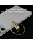 Kelebek-Gümüş Pırlanta Cep Telefonu Zil Tutucu Standı Şeffaf Parmak Tutacağı Şeffaf 360° Derece Dönebilen Kickstand Uyumlu Iphone'lar (Yurt Dışından) 4