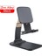 Siyah Çinko Alaşım Essager Masası Cep Telefonu Tutucu iPhone iPad Tablet Için Standı Masaüstü Tutucu Standı Ayarlanabilir Katlanabilir Yerçekimi Cep Telefonu Tutucu (Yurt Dışından) 1