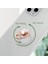 Kelebek-Mavi Elmas Cep Telefonu Zil Tutucu Standı Şeffaf Parmak Kavrama Şeffaf 360° Derece Döndürme Kickstand Uyumlu Iphone'lar (Yurt Dışından) 5