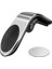 Gümüş 360 Metal Manyetik Araç Telefonu Tutucu Standı iphone Samsung Xiaomi Araba Hava Firar Mıknatıs Standı Araba Gps Montaj Tutucu Akıllı Telefon (Yurt Dışından) 1